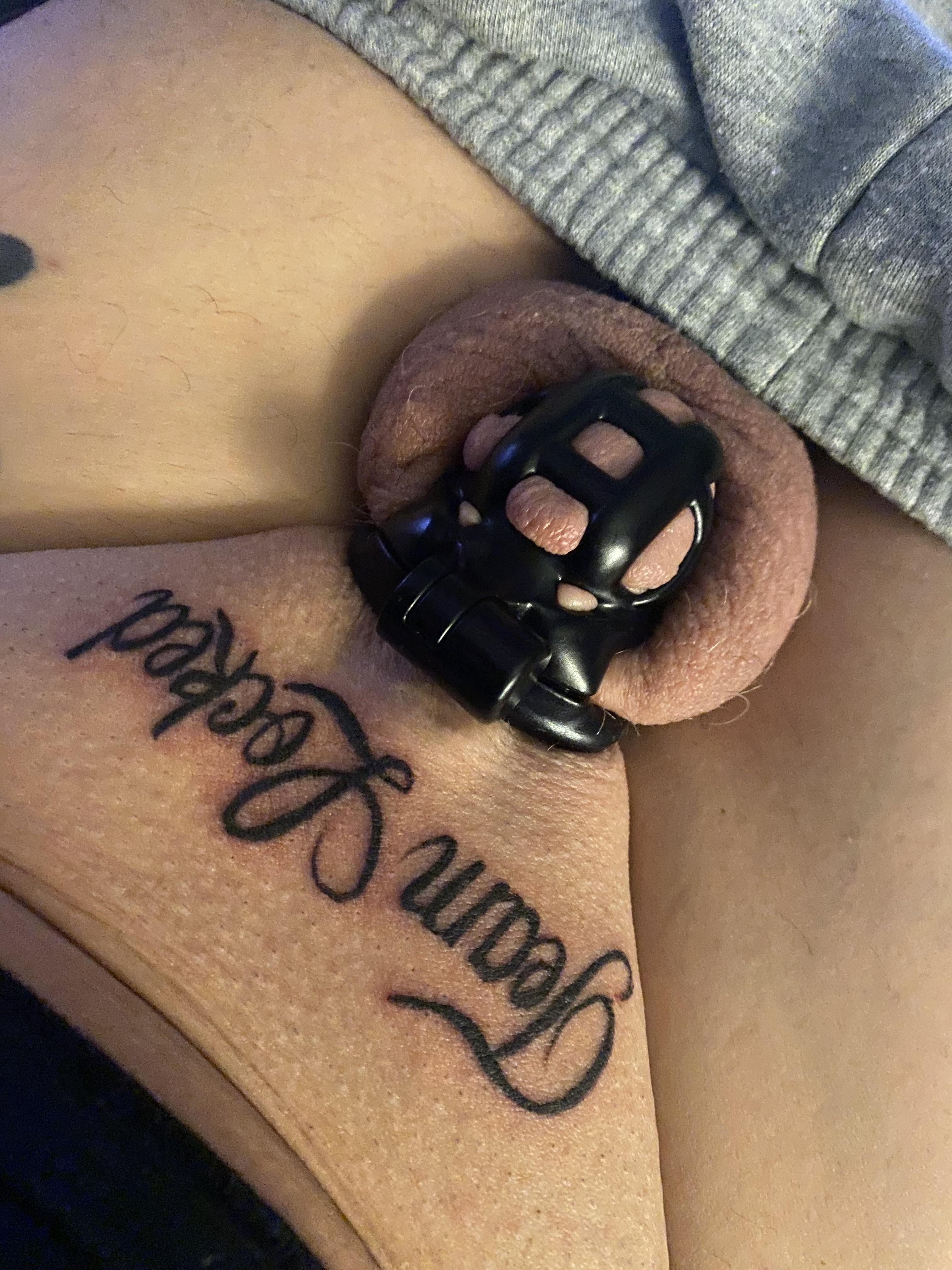 Locked Forever and tatted to prove it In a sealed